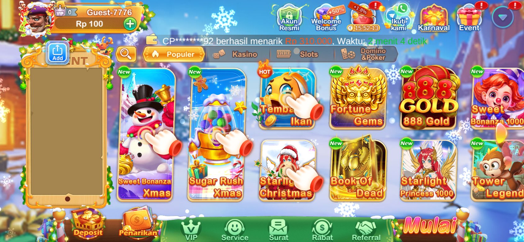 Koleksi permainan slot terbaik di Tiger777 termasuk Sweet Bonanza dan Gates of Olympus.