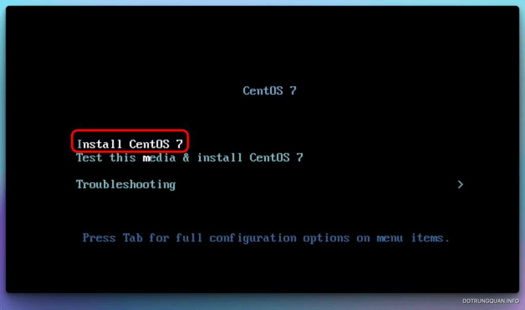 Hướng dẫn cài đặt thiết lập CentOS 7