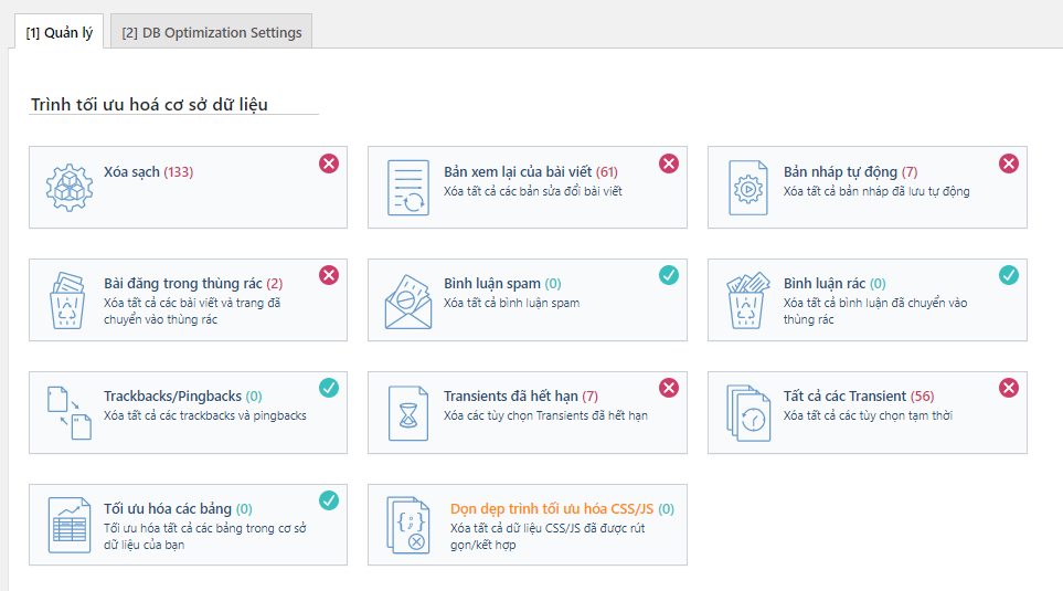 optimize database