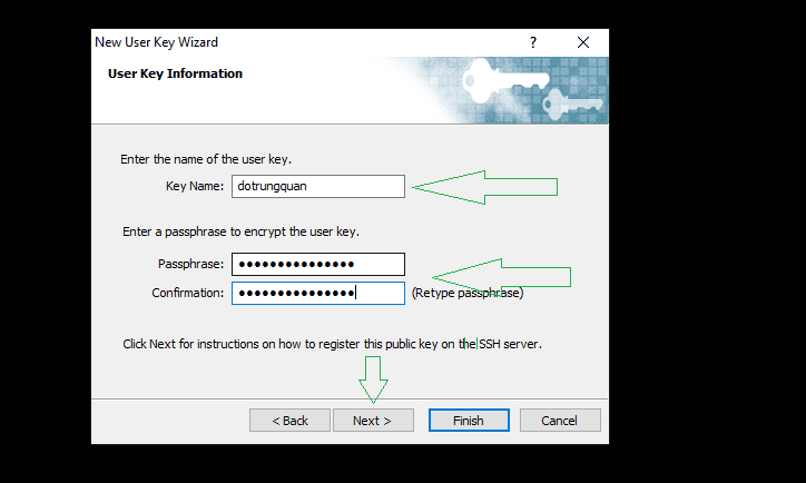 ssh key xshell